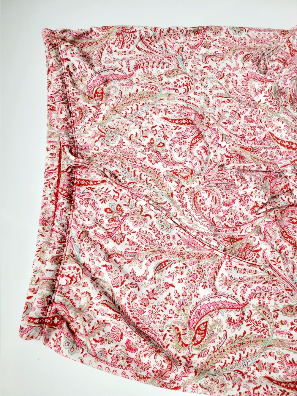 Ralph Lauren Pink Paisley Cotton Blend 2-pc. Pajamas Set LRL Embroidery Medium - Picture 12 of 16